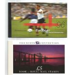 GB stamp booklets. The Scots connection and European football championship. Good condition. We