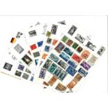 European Stamp Collection 22 loose album pages countries include Belgium, France and Colonies,