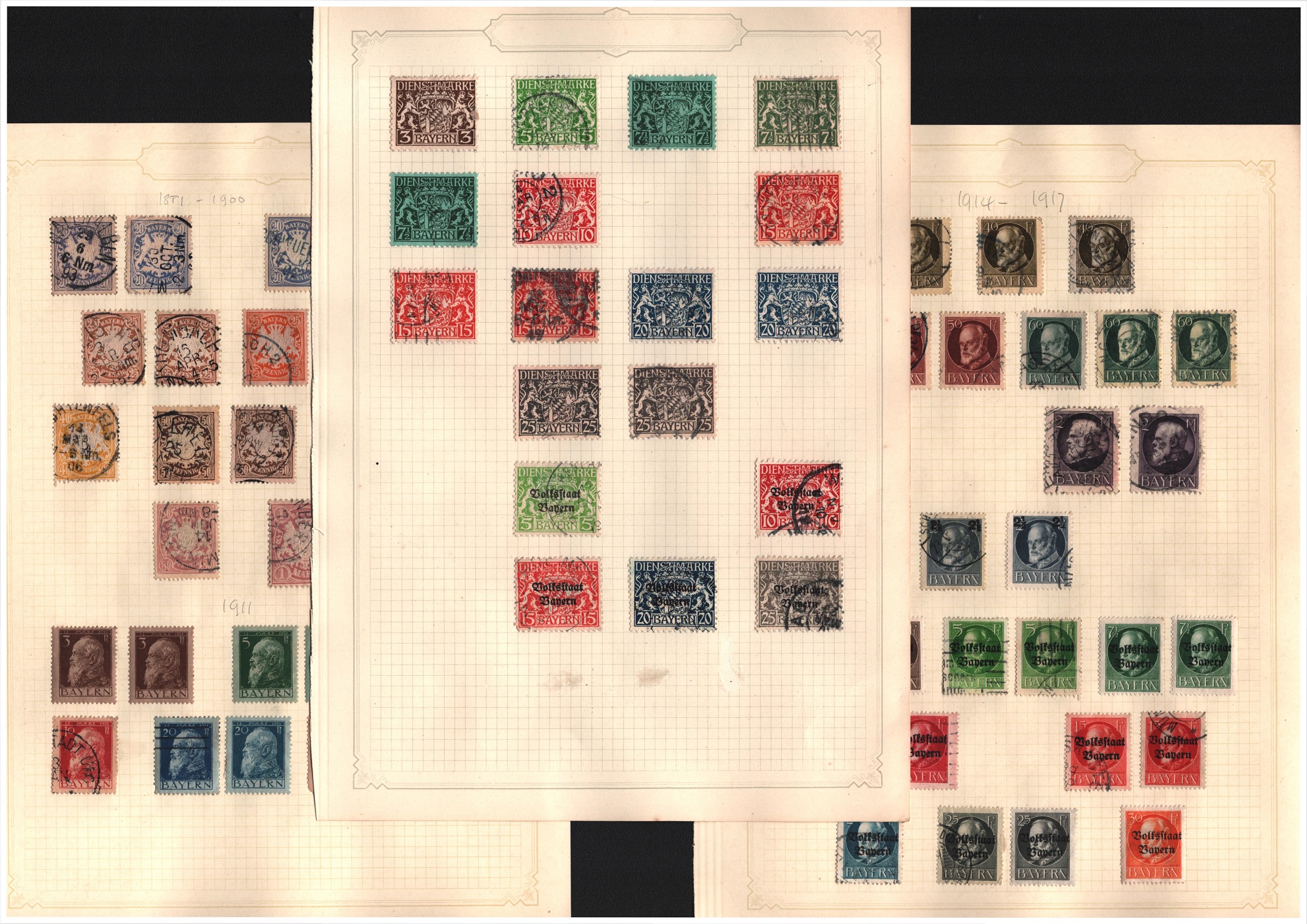 Bavaria stamp collection on 13 loose pages. Good condition. We combine postage on multiple winning - Image 2 of 2