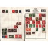 BCW stamp collection on 14 pages. Amongst the stamps are Australia and states, Canada, Newfoundland,