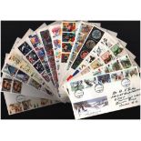 GB FDC collection. 31 items. 1984/1993. Good condition. We combine postage on multiple winning