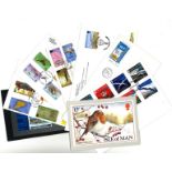 GB collection includes 2 covers Guernsey, 3 covers, 1 Isle of Man, 4 stamps Lundy, 7 stamps Sark.