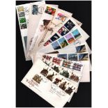 GB FDC collection. 24 in total. 1960/2001. All typed addresses, plus 6 special covers and