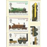 GB assorted collection. Includes 5 postcards with special cancellations. 4 mint postcards, 10 phq