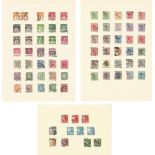 Early Danish stamp collection on 3 album pages. Good condition. We combine postage on multiple