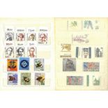 German stamp collection housed in Netto stockbook includes Wet Berlin all stamps unmounted mint