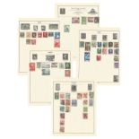 European stamp collection on 23 pages. Includes Portugal and Colonies, Spain and Colonies, Greece,