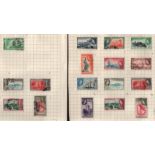 Barbados stamp collection on 2 loose pages. 17 stamps. Good condition. We combine postage on