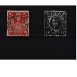 1939 SG 477 5/= and SG478a 10/= stamps. Good condition. We combine postage on multiple winning