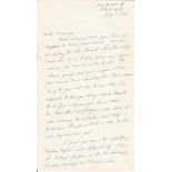 Letter dated 19/7/45 signed Florence Petrone and covering envelope from Florence Petrone 20/7/45 and