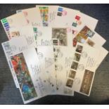 GB FDC collection 15 covers dating 1989/1991 includes 3, greeting stamps, 4 definitive stamps and