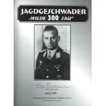 World War II Hajo Herrmann signed hardback book titled Jagdgeschwader Wilde 300 Sau A chronicle of a