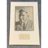 Spencer Tracy(1900-1967) Hollywood Actor Signed Vintage Album Page 11x16 Double Mounted With Picture