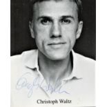 Christoph Waltz signed 6x4 black and white photograph. Waltz first breakout American role came in