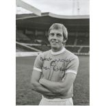 Alan Oakes Signed 8x12 Manchester City Photo. Good condition. All autographs come with a Certificate