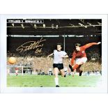 Geoff Hurst Signed 12x16 England 1966 World Cup Final Artist Print. Good condition. All autographs