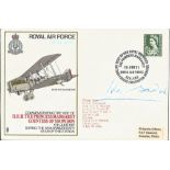 Douglas Bader signed RAF Sealand FDC commemorating the visit of HRH The Princess Margaret Countess