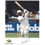 Cricket Graham Gooch signed 10x8 colour Autographed Edition colour photo. Good condition. All