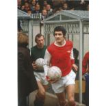 Frank Mclintock Signed 8x12 Arsenal Photo. Good condition. All autographs come with a Certificate of