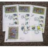 Benham FDC collection 4 posted covers The Wildfowl Trust. Various PM 16 Jan 80. Good condition.