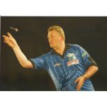 Alan Warriner-Little Signed 8x12 Darts Photo. Good condition. All autographs come with a Certificate