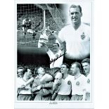 Football Natt Lofthouse signed 10x8 black and white photo. Good condition. All autographs come