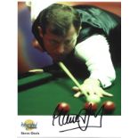 Snooker Steve Davis signed 10x8 Autographed editions colour photo. Good condition. All autographs