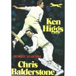 Cricket Chris Balderstone signed Benefit Year 1984 Commemorative programme signature on the cover.