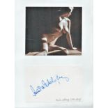 Anita Ekberg signature piece. Includes a signed card and a 6x6 colour photograph. was a Swedish