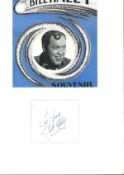 Bill Haley 21x13 mounted signature piece includes souvenir cover page featuring the RocknRoll legend