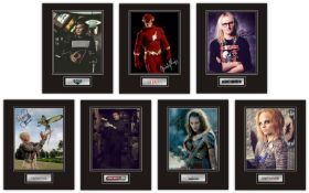 Set of 7 Stunning hand signed sci-fi / fantasy professionally mounted displays! This beautiful set