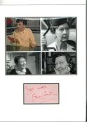 Esma Cannon 16x12 mounted signature include montage photo and signed album page all mounted to a