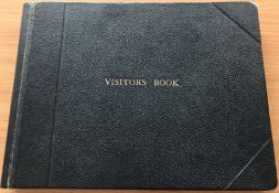 RAF Visitors Book Officers Mess EPISKOPI BFP053 dated 1965-1975 over 60 signatures some rare and