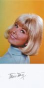 DORIS DAY (1922-2019) Actress & Singer signed card with Photo Good condition. All autographs come
