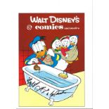 Tony Anselmo signed 13x9 Walt Disney comics and stories Donald Duck animated picture inscribed