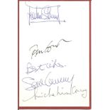 Sean Connery, Jackie Stewart signed 1991 Freedom of the City of Edinburgh programme booklet. Good