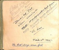 Book of Bomber Command Heroes, an extraordinary WWII interest autograph book. 230 autographs