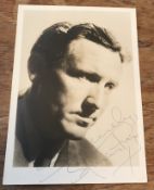 Spencer Tracy signed 7 x 5 inch sepia portrait photo. Good condition. All autographs come with a