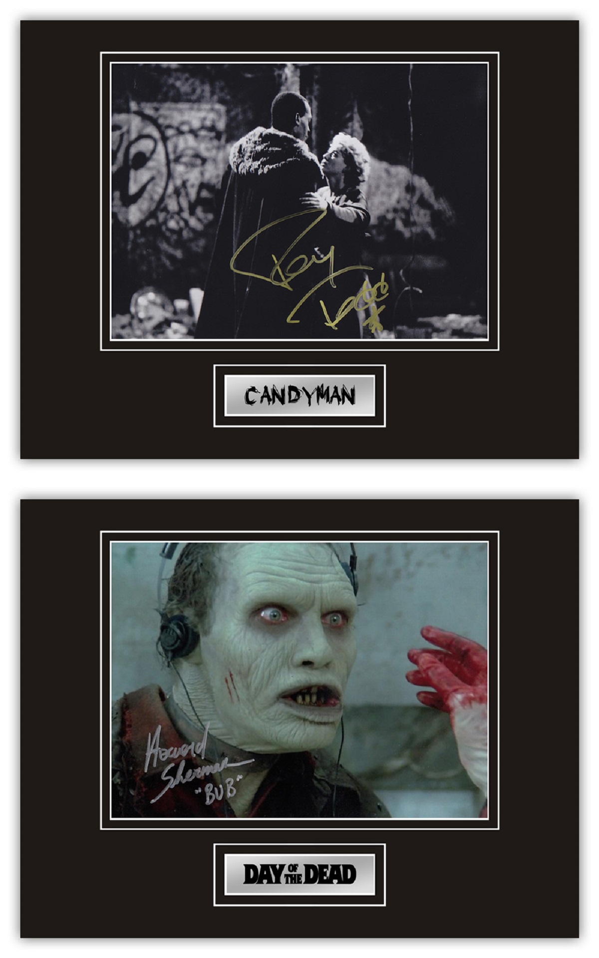 Set of 6 Stunning hand signed horror professionally mounted displays! This beautiful set of 6 - Image 3 of 4