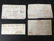 The Battle Of Waterloo Signed Collection. A Selection Of Seven Envelope Fronts & Pieces Signed By