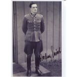 Hitlers Bodyguard. 6x4 inch photo signed by Rochus Misch (29 July 1917 - 5 September 2013) who was a