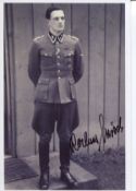 Hitlers Bodyguard. 6x4 inch photo signed by Rochus Misch (29 July 1917 - 5 September 2013) who was a