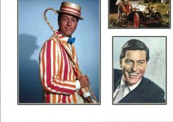 Dick Van Dyke 18x15 mounted signature piece includes signed colour photo and two other Chitty Chitty