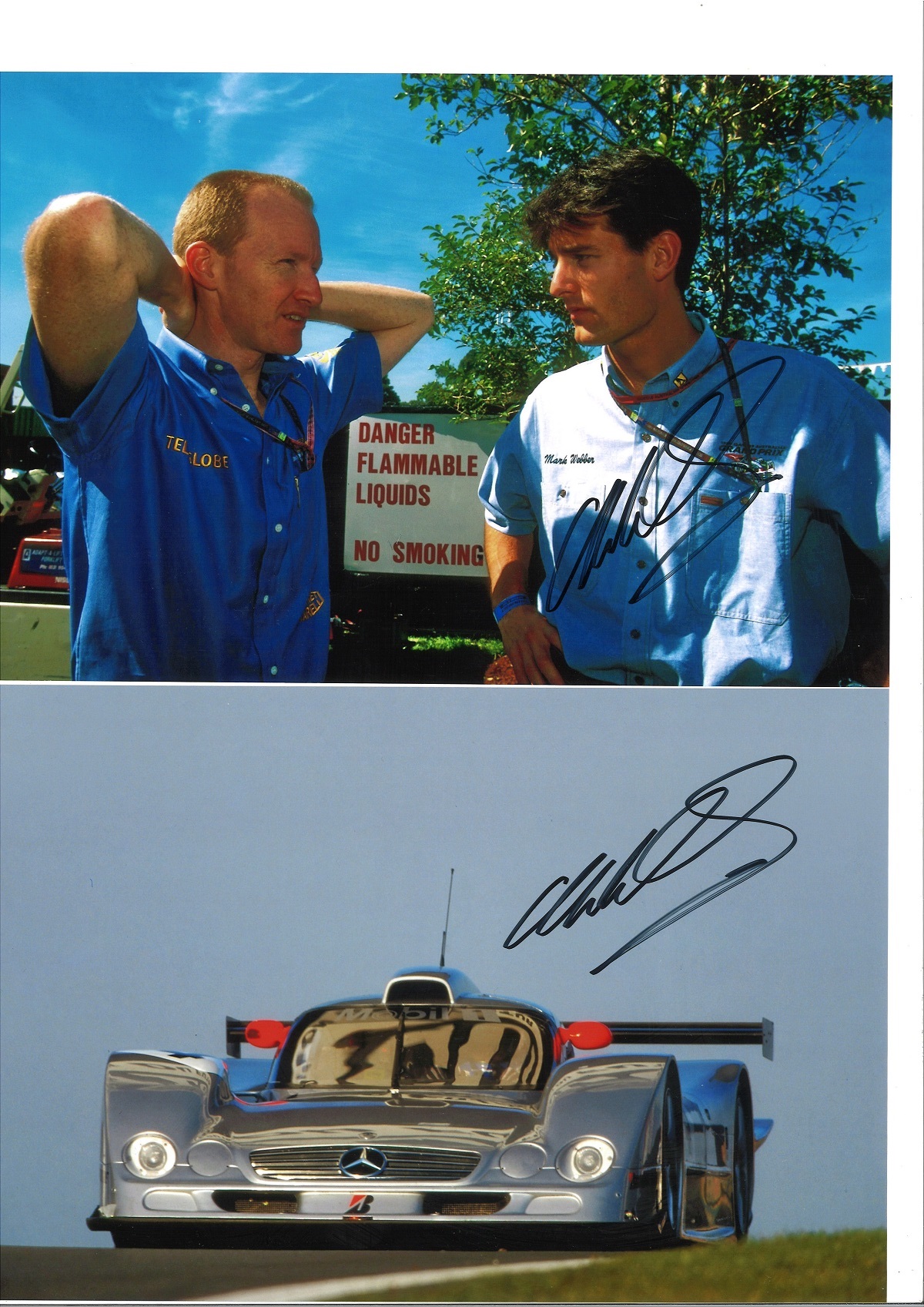 Motor Racing Mark Webber collection 23 superb, signed colour photos from Australian career in - Image 2 of 2