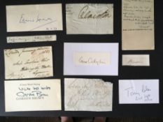 Prime Ministers Signed Collection Selection Of Signed Pieces , Envelope Fronts And A Hand