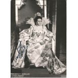 Monserrat Caballe signed 7 x 5 inch b/w photo from La Fenice. Good condition. All autographs come