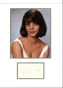 Natalie Wood 16x12 mounted and signature piece includes stunning colour photo and signed album