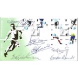 Goalkeeper Legends multi signed 2006 World Cup 40th Anniversary FDC signatures included are Harry