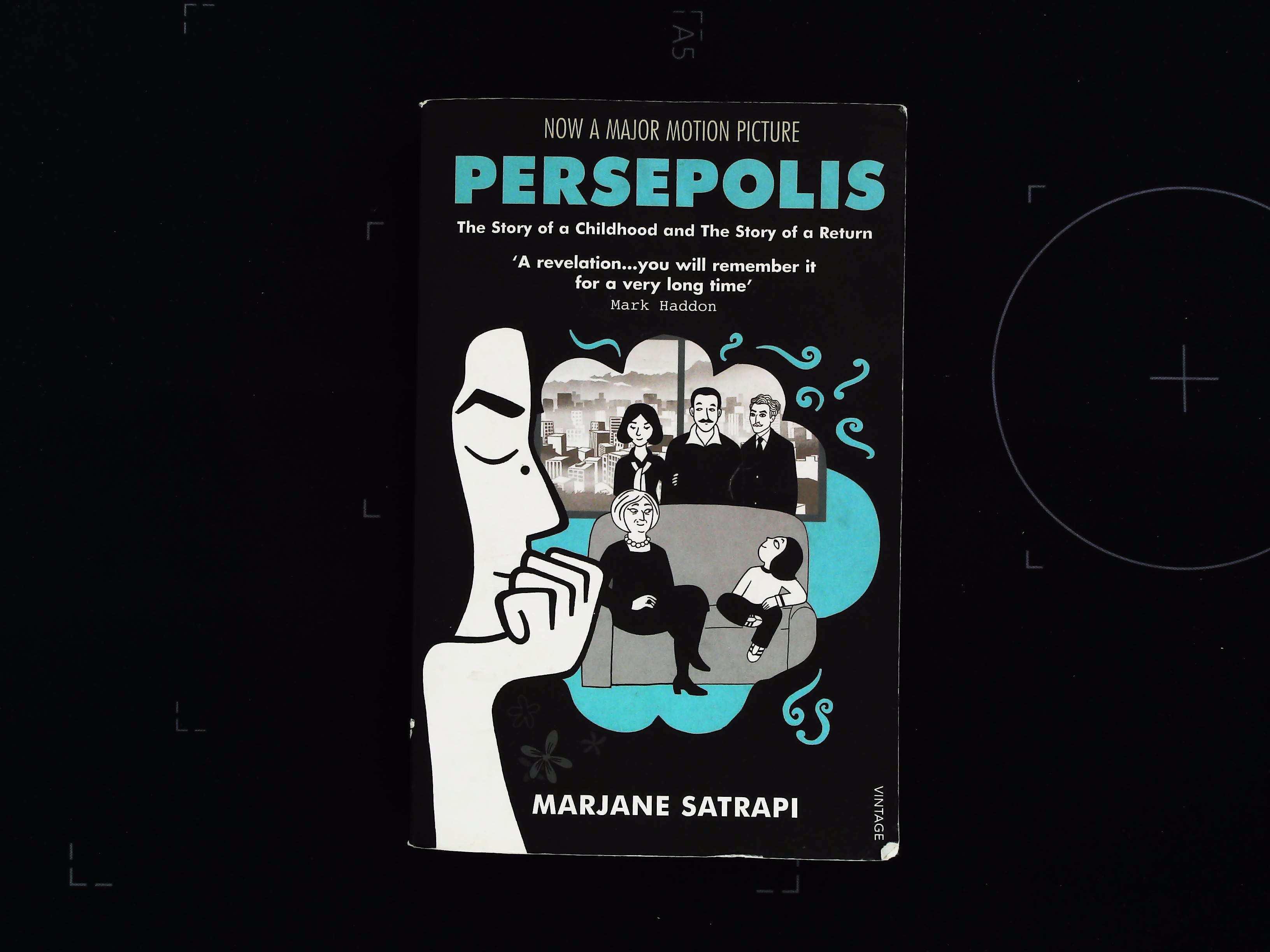 Persepolis Graphic Novel paperback book by Marjane Satrapi. Signed by author. Published 2008 by