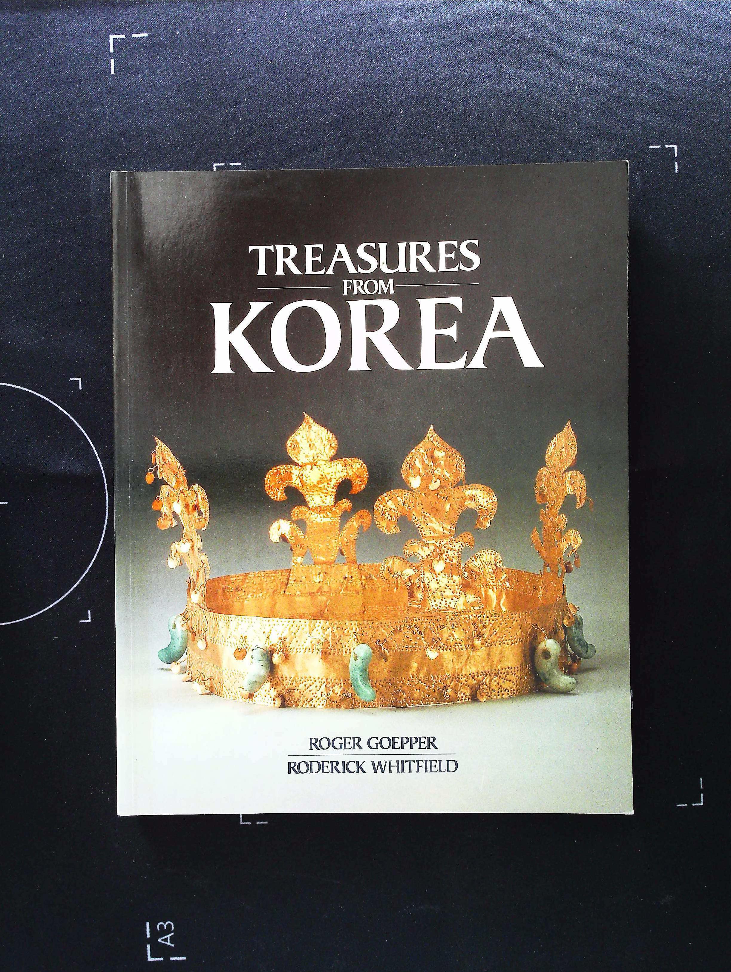 Treasures From Korea paperback book by Roger Goepper and Roderick Whitfield. Published 1984